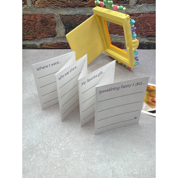 Hallmark Keepsake Ornament Babys First Christmas 2004 Beaded Photo Frame - Picture 5 of 8